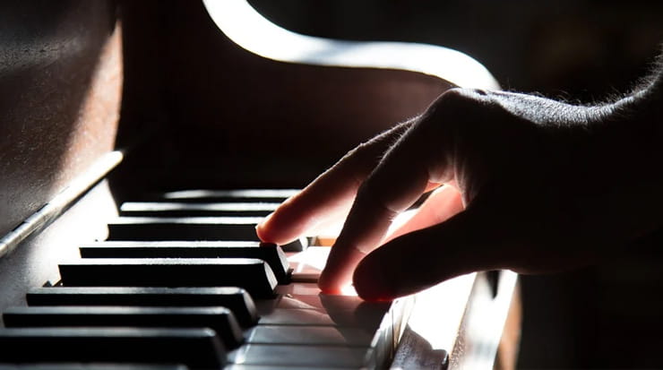 Man Playing Piano